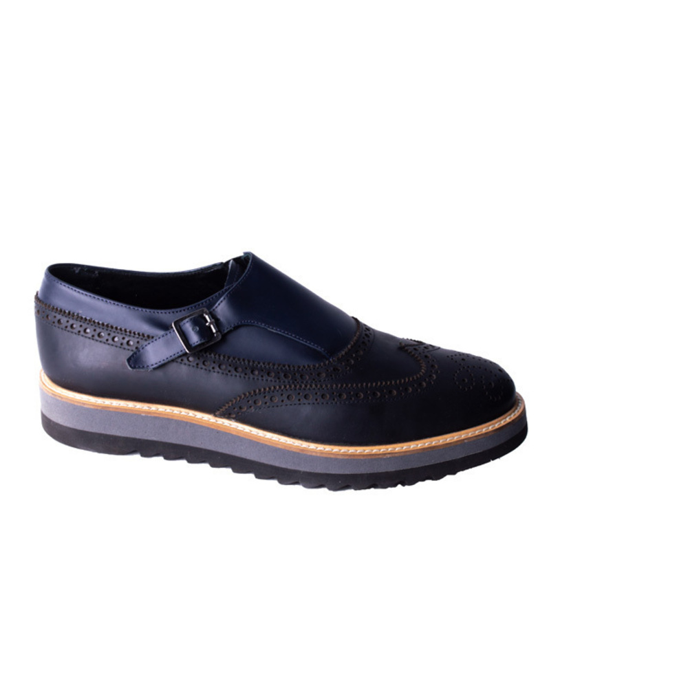 QUE BLACK, MIDNIGHT BLUE LOAFERS | MENS SIZE 42